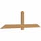 Ekena Millwork Eugene Smooth Timber Gable Bracket, Western Red Cedar, 84"W x 24"H x 1 1/2"D x 5 1/2"F, 7/12 Pitch GBW084X24X0206EUG00SWR - alternate 2